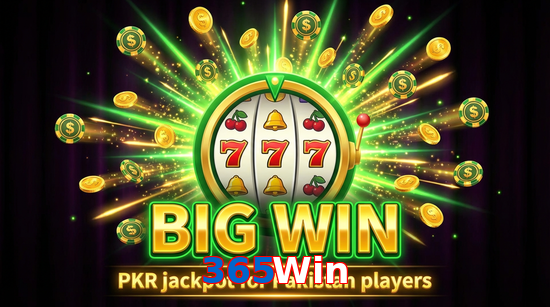 Big win animation on 365Win slot game